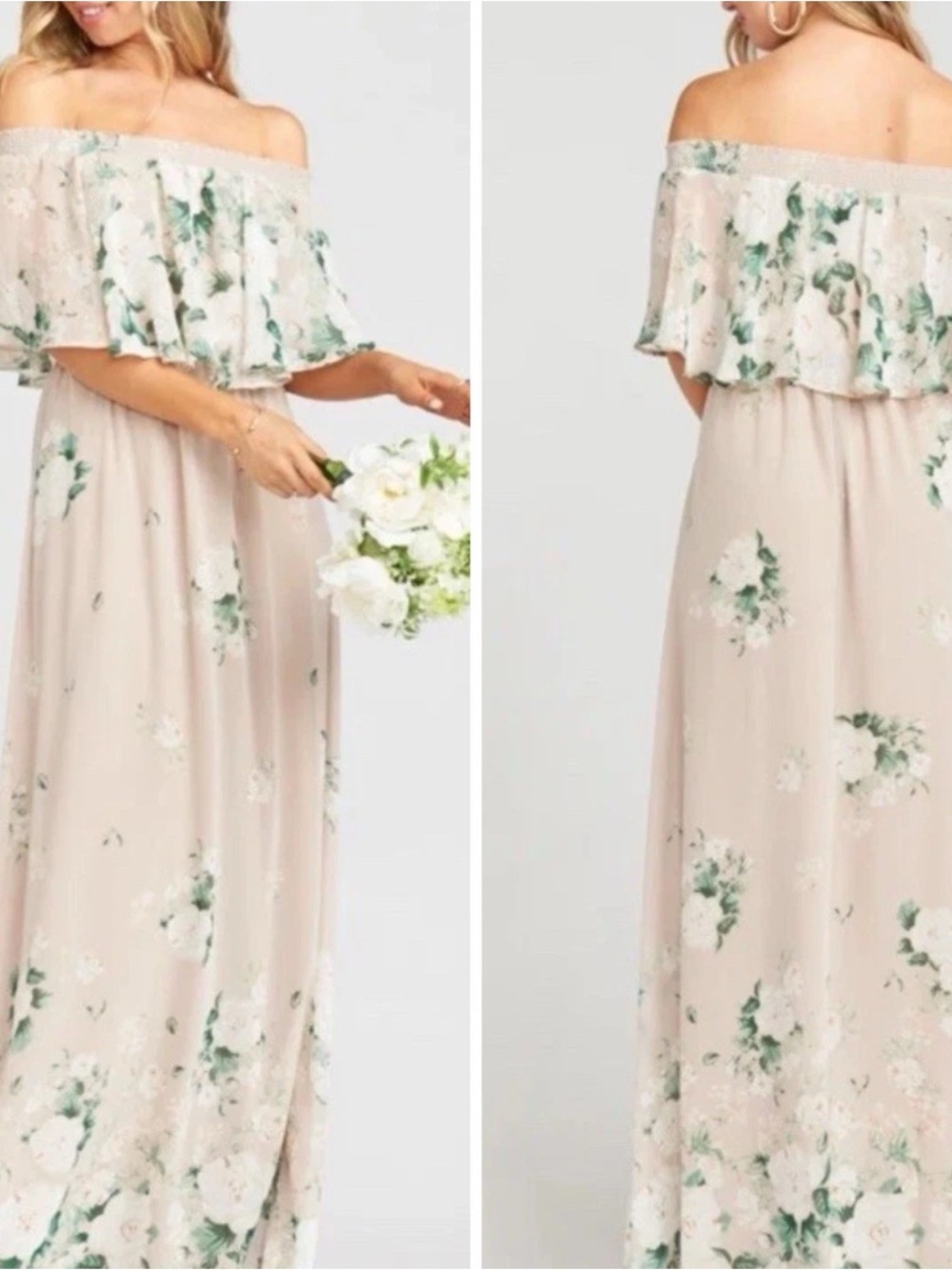 Show Me Your MuMu Floral One-Shoulder Maxi Dress NWT size Large